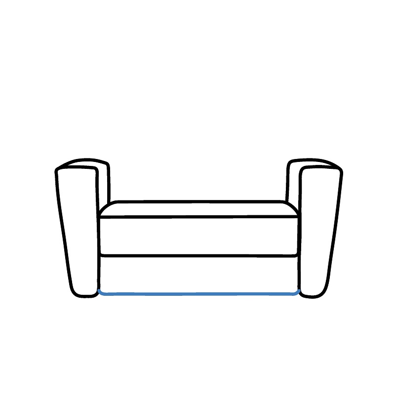 Hướng dẫn vẽ chiếc ghế hiện đại. - Bước 4