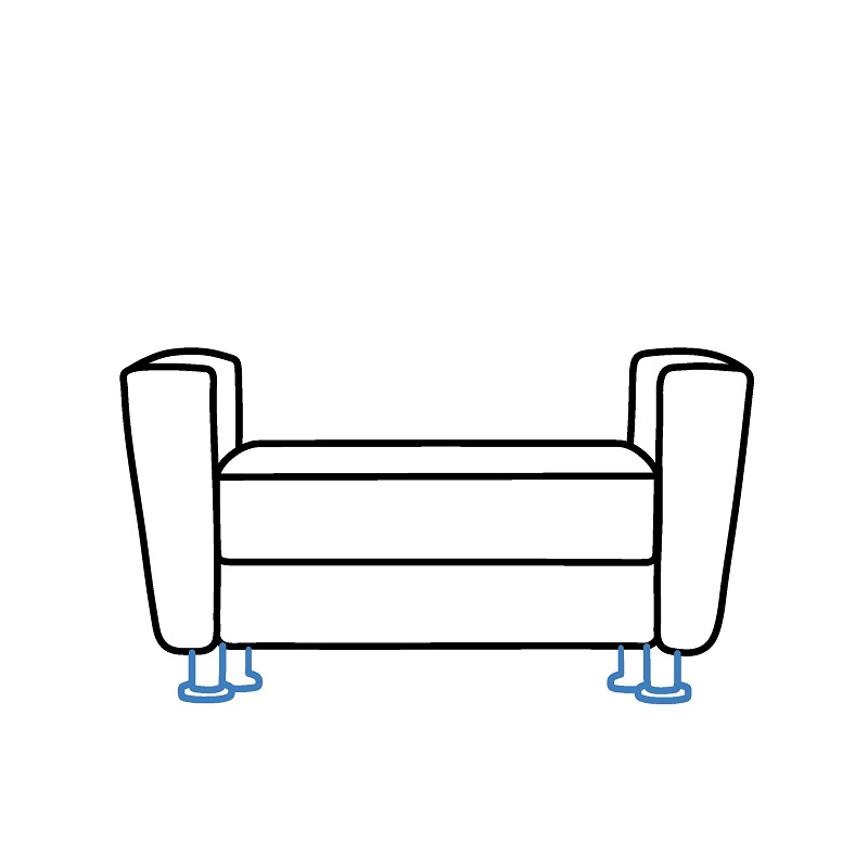 Hướng dẫn vẽ chiếc ghế hiện đại. - Bước 5