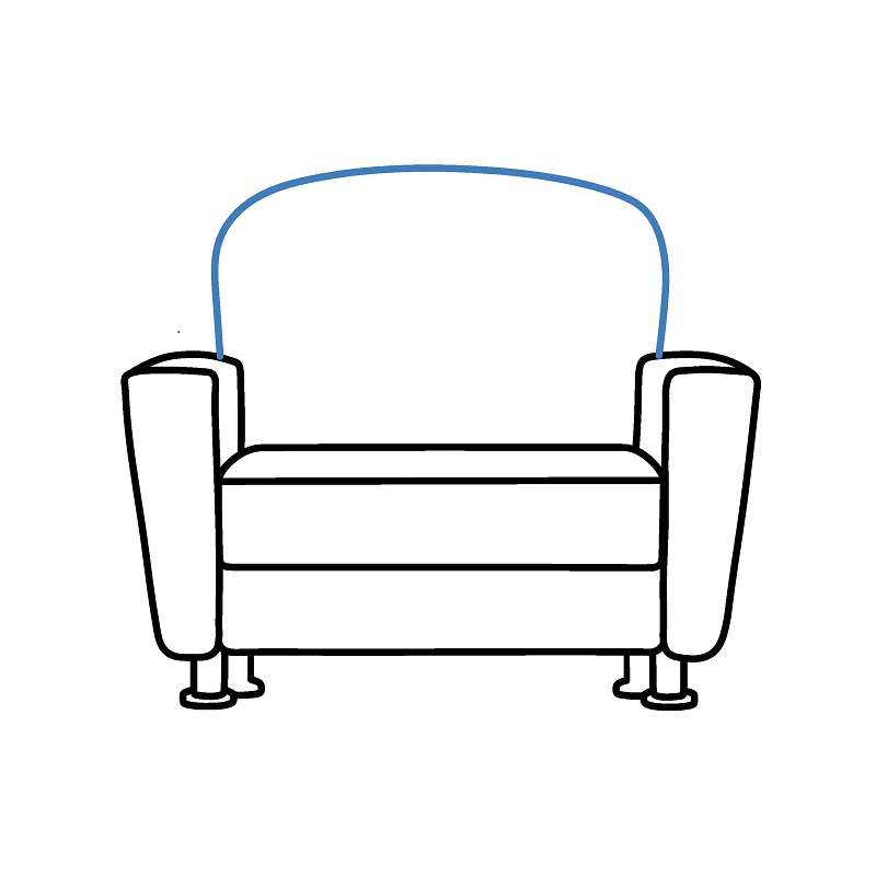 Hướng dẫn vẽ chiếc ghế hiện đại. - Bước 6