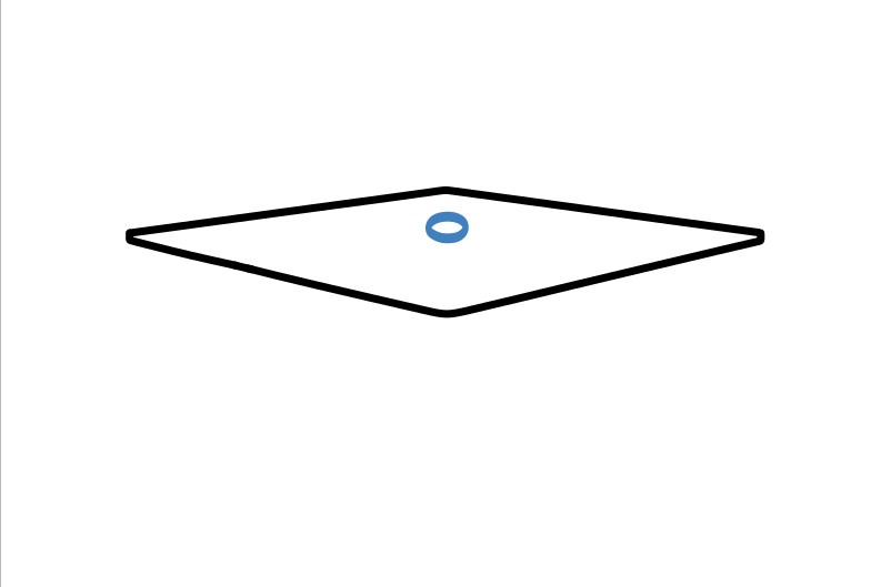 Hướng dẫn vẽ mũ tốt nghiệp cực kì đơn giản. - Bước 2