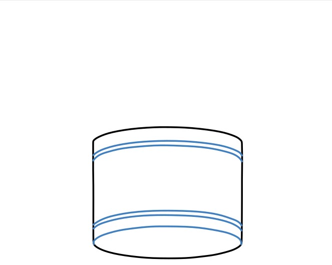 Hướng dẫn vẽ chiếc mũ tốt nghiệp màu đen viền vàng. - Bước 2