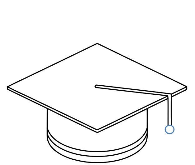 Hướng dẫn vẽ mũ tốt nghiệp màu đỏ cực đẹp. - Bước 6
