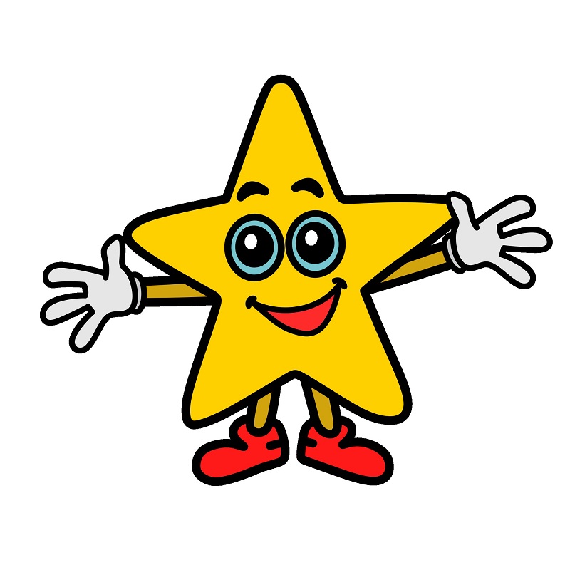 Hướng dẫn vẽ một ngôi sao hoạt hình đáng yêu. - Bước 9