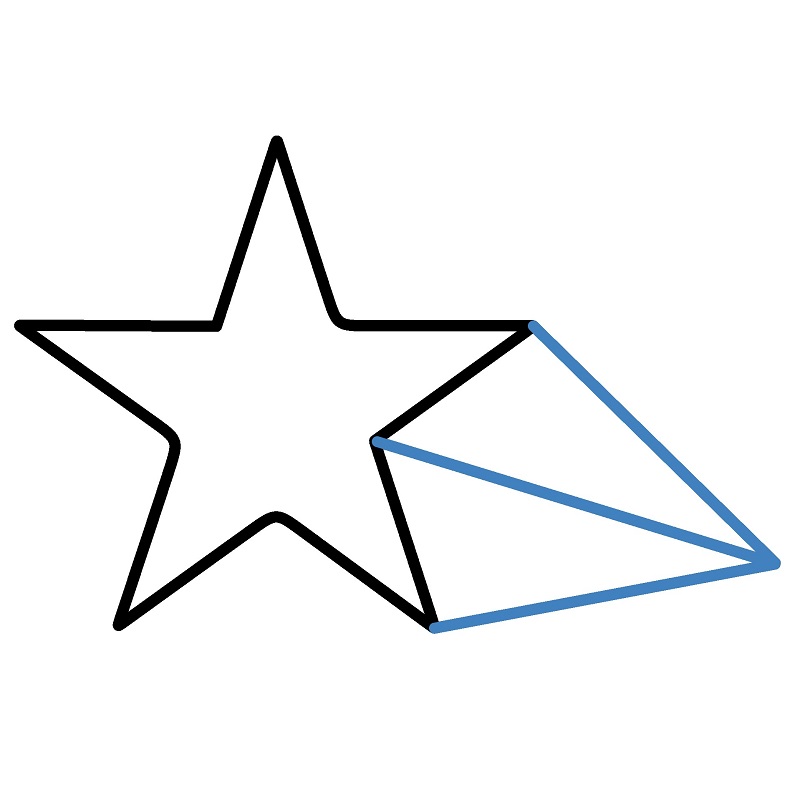 Hướng dẫn vẽ một ngôi sao 3D. - Bước 3