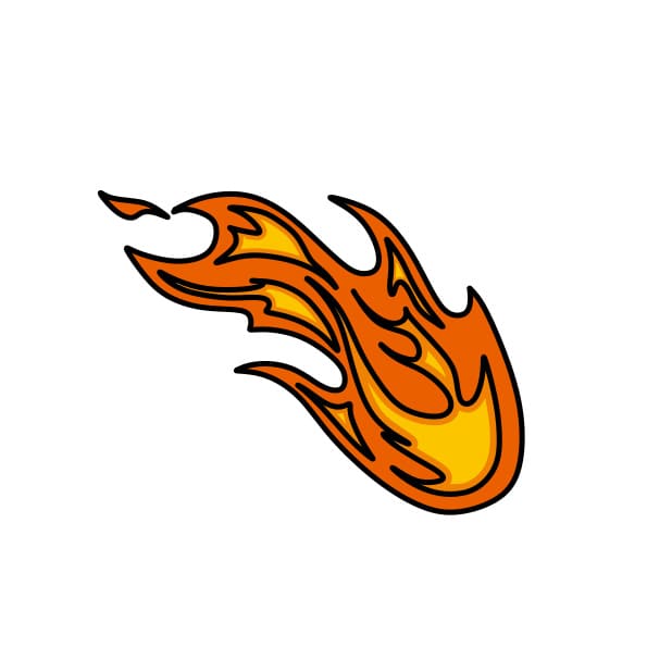 Hướng dẫn vẽ ngọn lửa