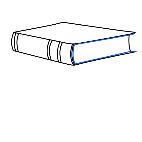 Hướng dẫn vẽ một chồng sách - Bước 4