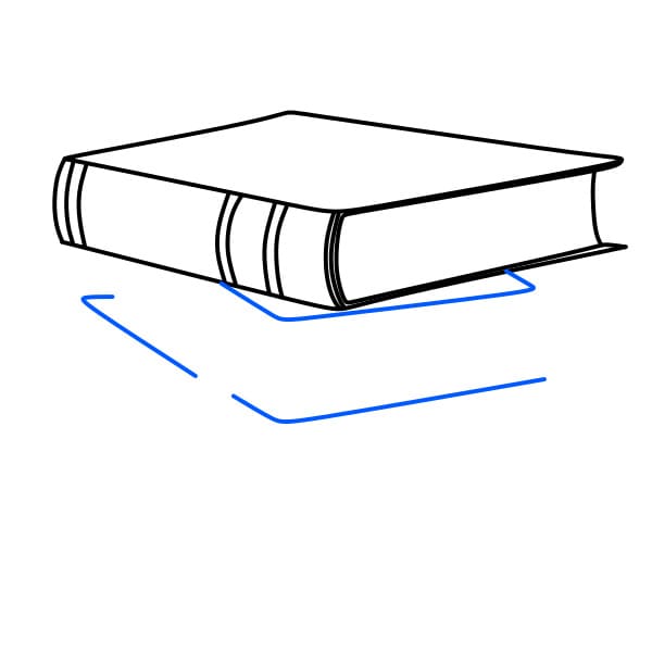 Hướng dẫn vẽ một chồng sách - Bước 5
