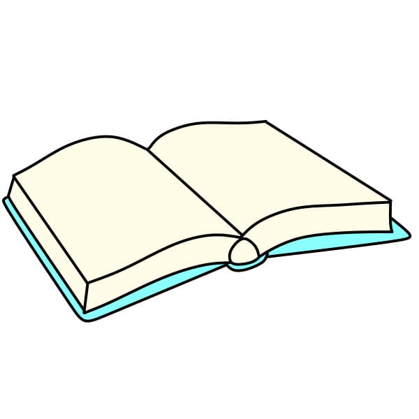 Hướng dẫn vẽ quyển sách đơn giản