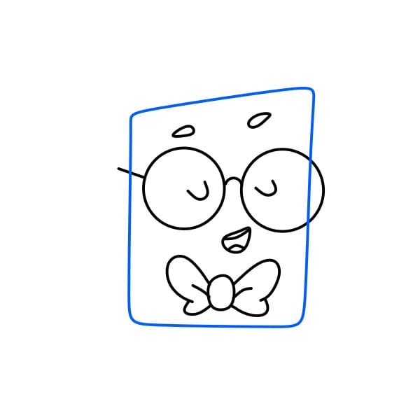 Hướng dẫn vẽ quyển sách biết nói - Bước 5