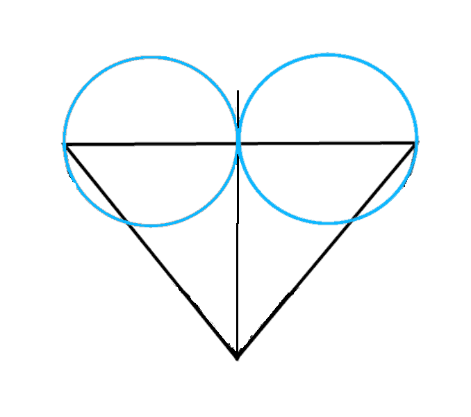 Hướng dẫn cách vẽ trái tim siêu đơn giản và thật đẹp cho bé - Bước 3