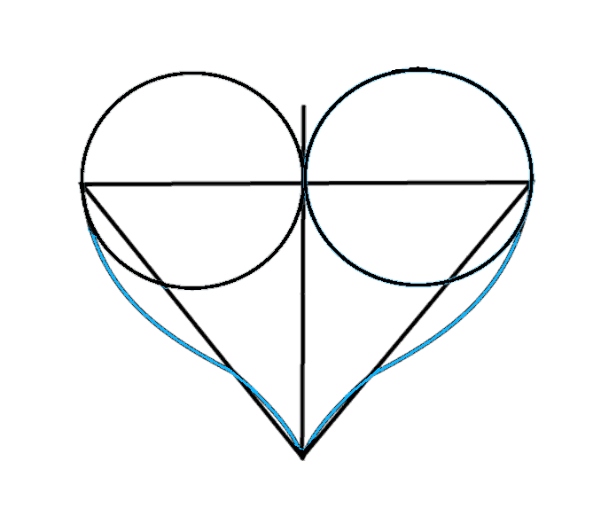 Hướng dẫn cách vẽ trái tim siêu đơn giản và thật đẹp cho bé - Bước 4