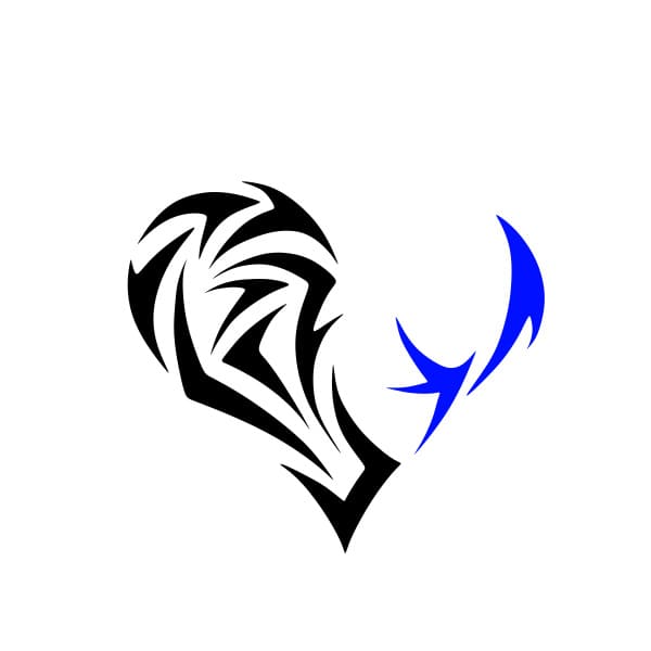 Hướng dẫn vẽ trái tim nghệ thuật - Bước 2