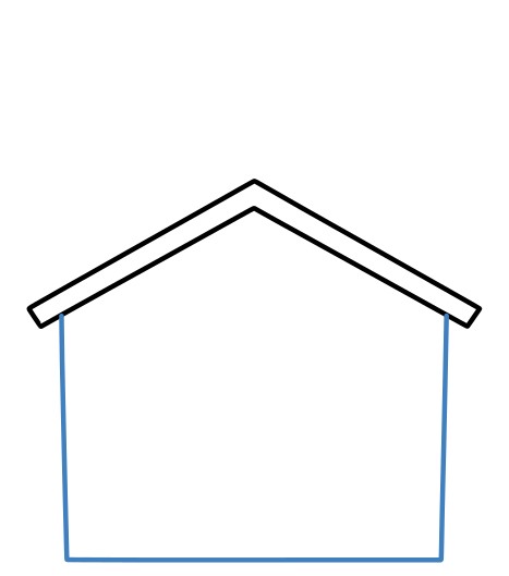 Hướng dẫn vẽ trường học đơn giản. - Bước 2