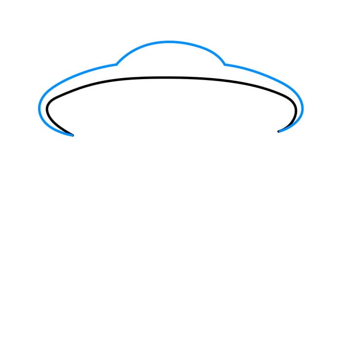 Hướng dẫn vẽ biểu tượng UFO - Bước 2