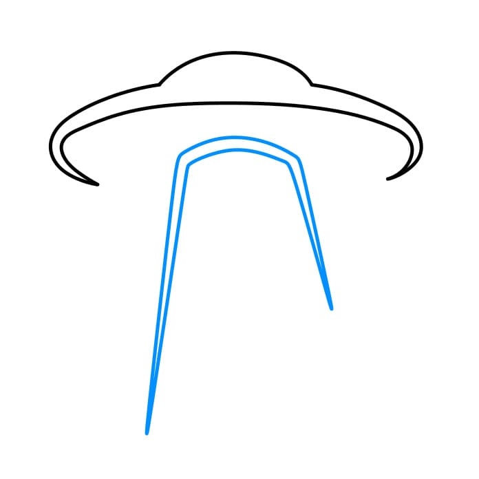 Hướng dẫn vẽ biểu tượng UFO - Bước 3