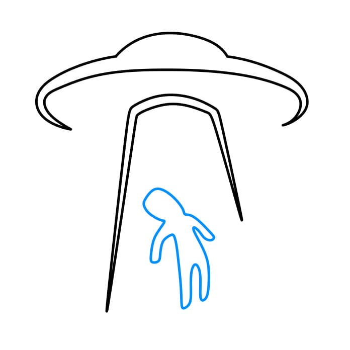 Hướng dẫn vẽ biểu tượng UFO - Bước 4