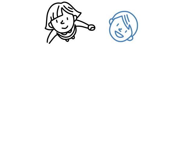 Hướng dẫn vẽ những người bạn nắm tay nhau - Bước 3