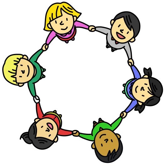 Hướng dẫn vẽ những người bạn nắm tay nhau