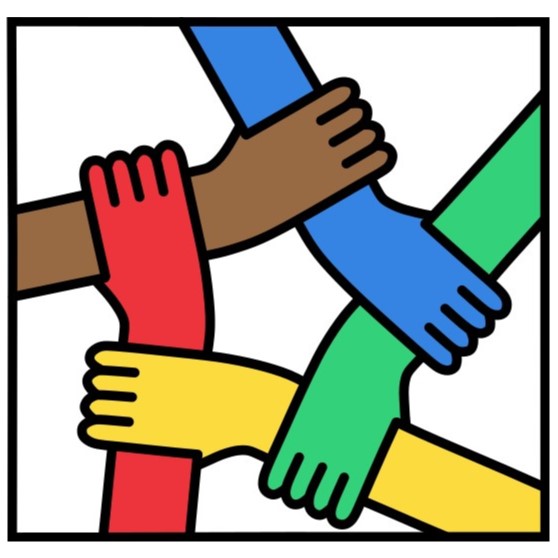 Hướng dẫn vẽ những cánh tay đa sắc màu nắm lấy nhau - Bước 8