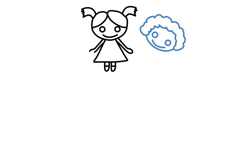 Hướng dẫn vẽ những người bạn đoàn kết trên khắp thế giới - Bước 2