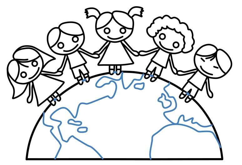 Hướng dẫn vẽ những người bạn đoàn kết trên khắp thế giới - Bước 7