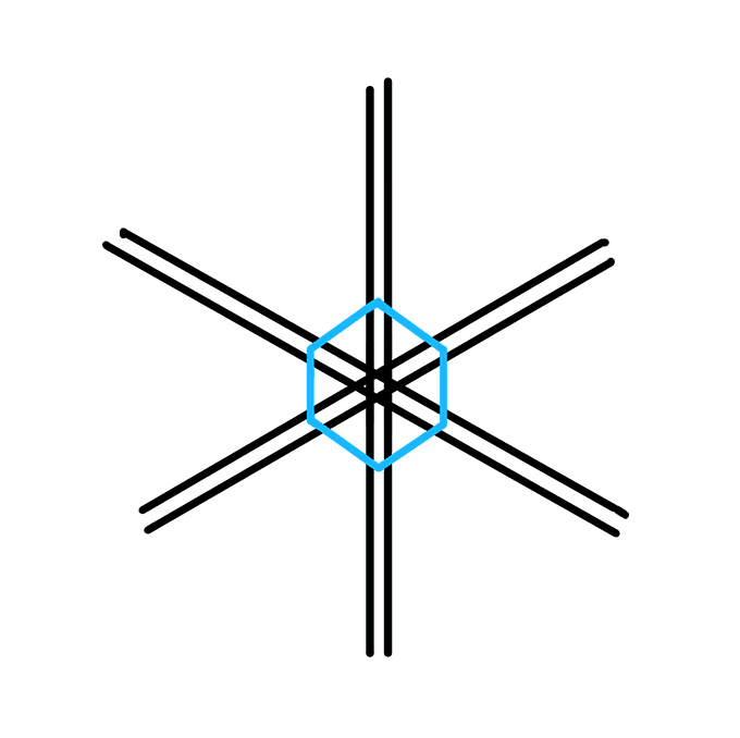 Hướng dẫn cách vẽ bông tuyết thật đẹp và trông thật đẹp đẽ cho bé - Bước 3