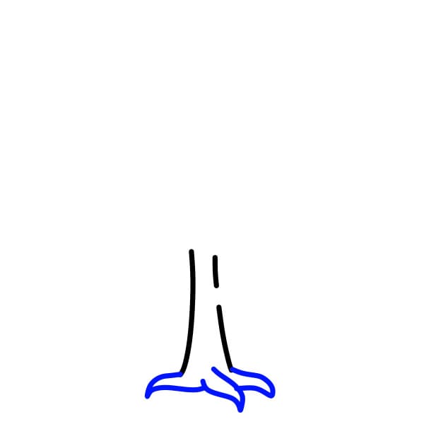 Hướng dẫn vẽ cái cây - Bước 2