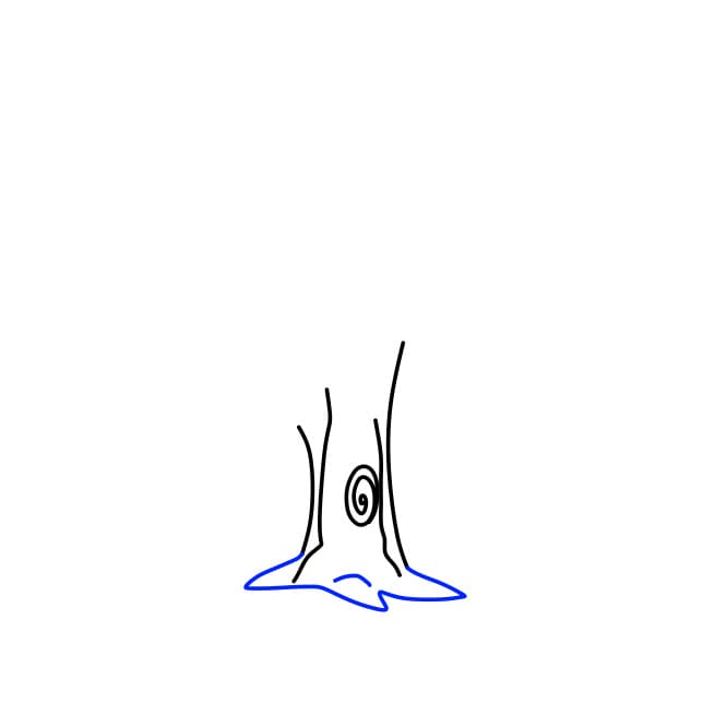 Hướng dẫn vẽ cái cây đơn giản - Bước 2