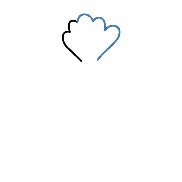 Hướng dẫn vẽ Củ Cà Rốt hoạt hình vui vẻ. - Bước 2