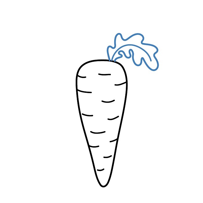 Hướng dẫn vẽ Củ Cà Rốt chân thực. - Bước 3