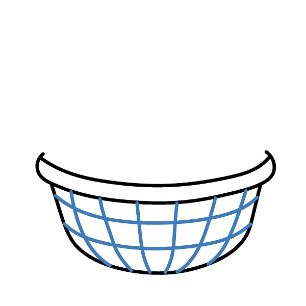 Hướng dẫn vẽ một giỏ trái cây cực dễ. - Bước 2