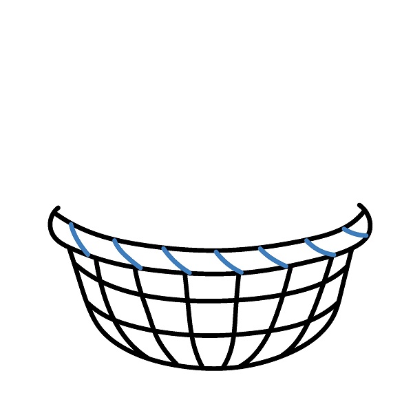 Hướng dẫn vẽ một giỏ trái cây cực dễ. - Bước 3