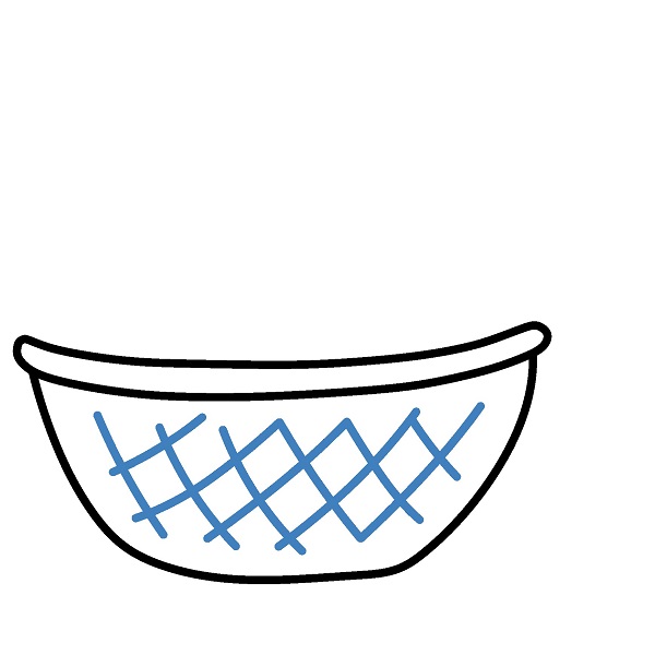 Hướng dẫn vẽ một giỏ trái cây đep. - Bước 2