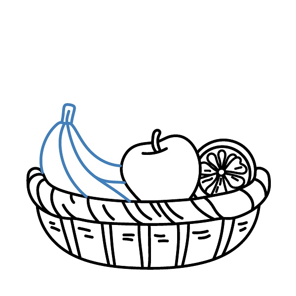 Hướng dẫn vẽ một giỏ trái cây sang trọng. - Bước 6