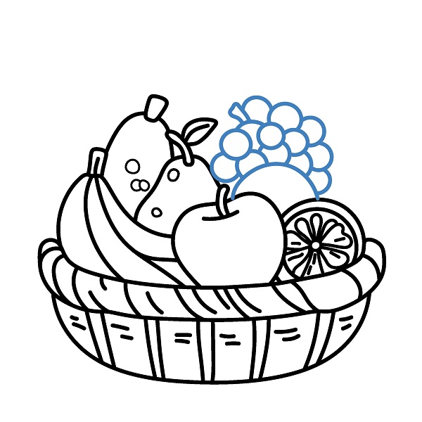 Hướng dẫn vẽ một giỏ trái cây sang trọng. - Bước 8