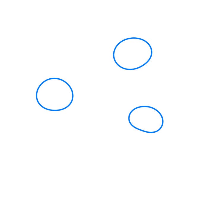 Hướng dẫn cách vẽ hoa cúc chi tiết từng bước cho bé - Bước 1