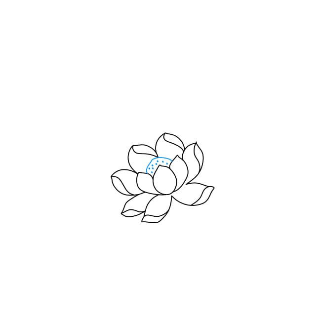 Hướng dẫn vẽ bình hoa sen thật là tinh tế - Bước 2