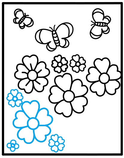 Hướng dẫn vẽ khu vườn đơn giản - Bước 6