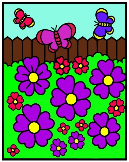 Hướng dẫn vẽ khu vườn đơn giản - Bước 9