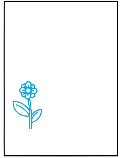 Hướng dẫn vẽ khu vườn dưới ánh nắng - Bước 2