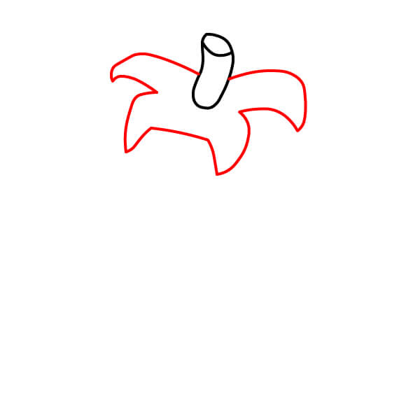 Hướng dẫn đơn giản cách vẽ một Quả Cà Chua - Bước 2