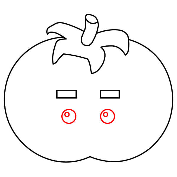 Hướng dẫn đơn giản cách vẽ một Quả Cà Chua - Bước 5