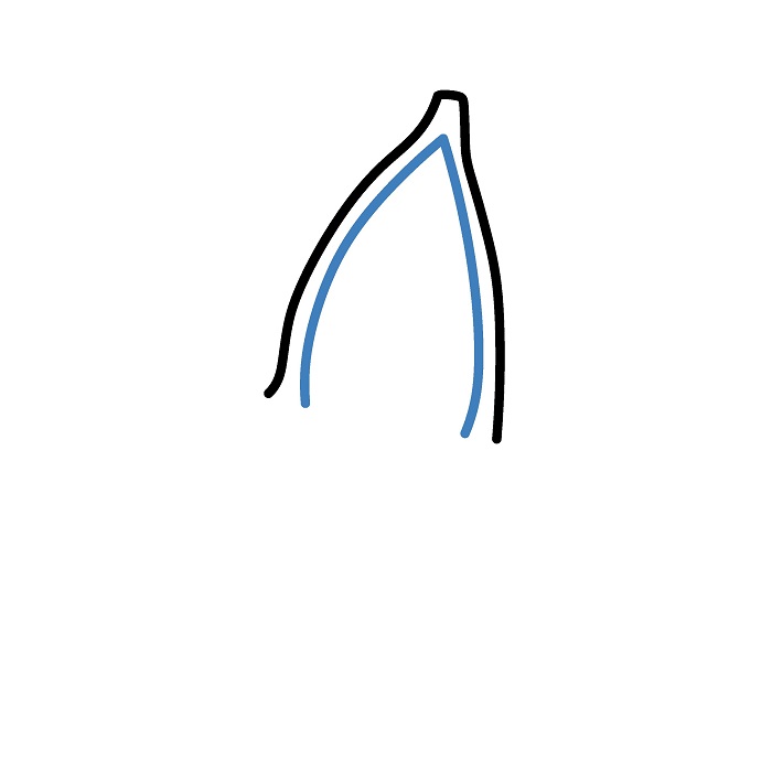 Hướng dẫn vẽ Quả Cherry cực đơn giản. - Bước 2