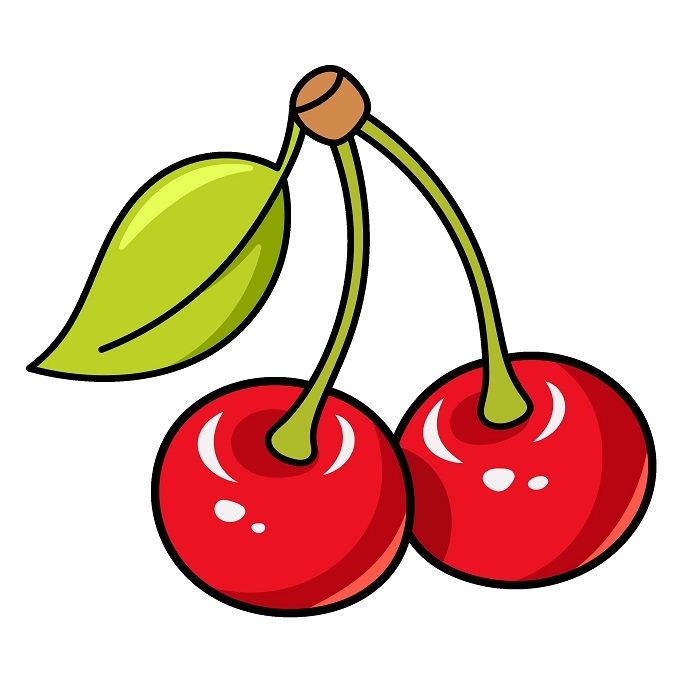 Hướng dẫn vẽ Quả Cherry bóng loáng siêu đẹp.