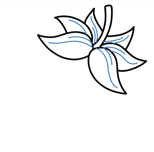 Hướng dẫn vẽ quả dâu tây đỏ mọng. - Bước 3