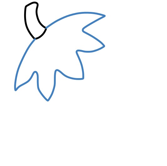 Hướng dẫn vẽ quả dâu tây đơn giản. - Bước 2