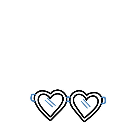 Hướng dẫn vẽ quả dứa hoạt hình đang đeo kính và cười vui vẻ. - Bước 2