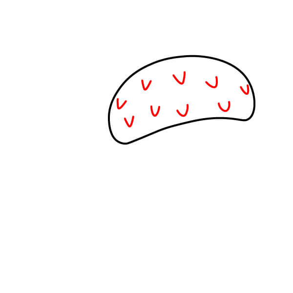 Hướng dẫn vẽ Quả Sồi đơn giản cho người mới bắt đầu - Bước 2