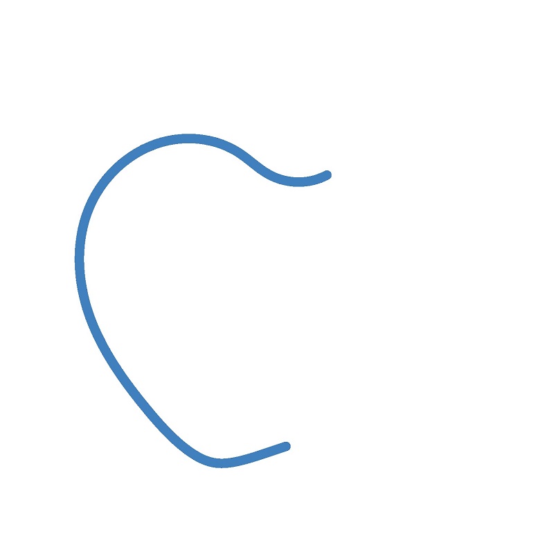 Hướng dẫn vẽ một quả táo bóng loáng. - Bước 1