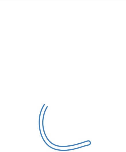 Hướng dẫn vẽ nhánh cây dây leo hình chữ S đơn giản. - Bước 1